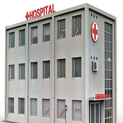 Fire protection system in hospital